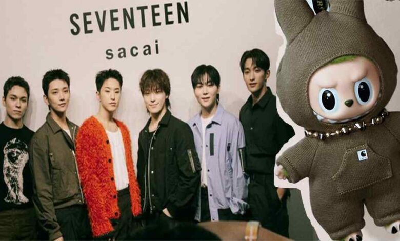 K-Pop巨星 SEVENTEEN 與 Labubu 玩具引發全球熱議,競價破紀錄。