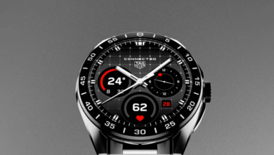 TAG Heuer Connected Calibre E5 在核心功能上毫不妥協,具備全面的健康與健身追蹤能力。其背面感測器陣列可監測心率、血氧、睡眠品質等多項生理數據。此外,更內建指南針、加速度計、陀螺儀、氣壓計與雙頻 GNSS,確保更精準的 GPS 定位,滿足各種專業與日常需求。